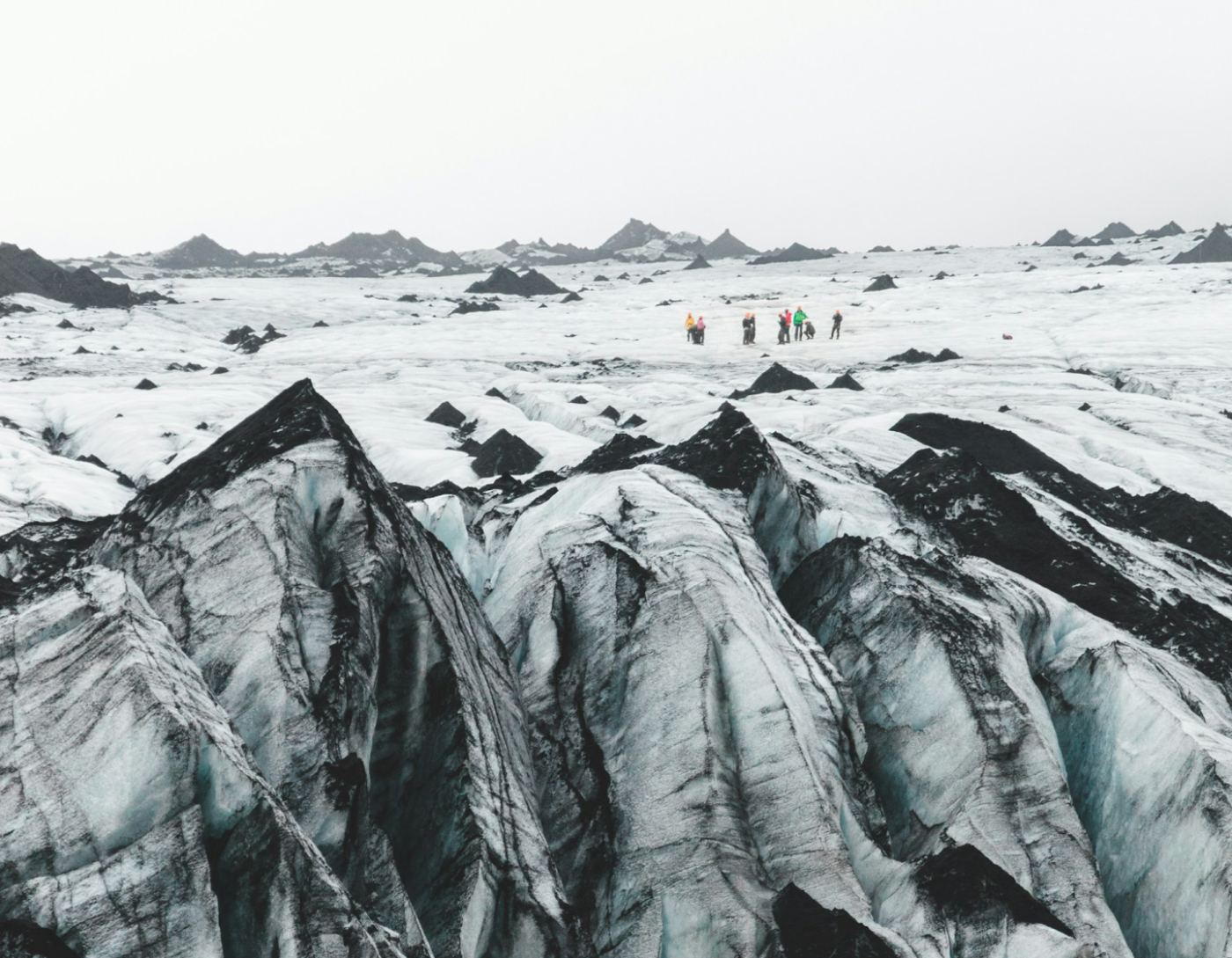 On top of Sólheimajökull · Job Savelsberg