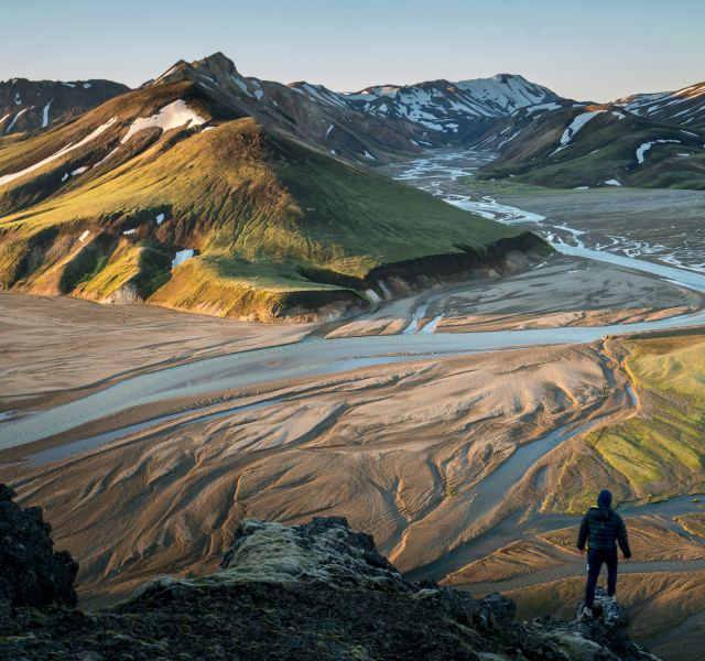 Braided river, Landmannalaugar · Joshua Sortino