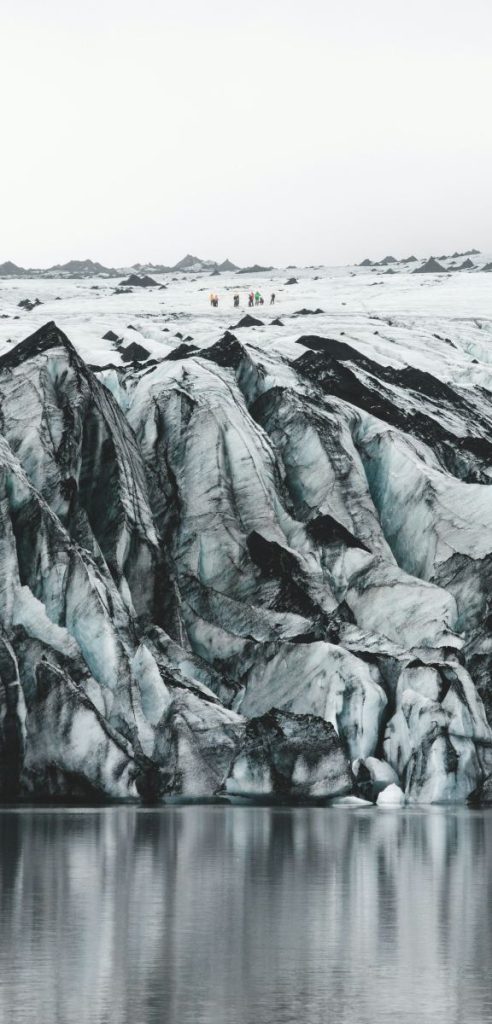 On top of Sólheimajökull · Job Savelsberg