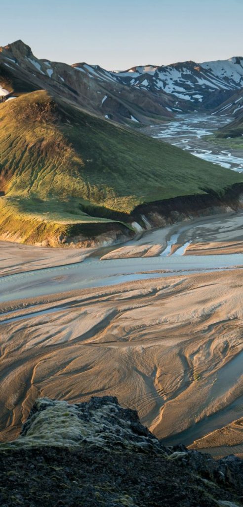 Braided river, Landmannalaugar · Joshua Sortino