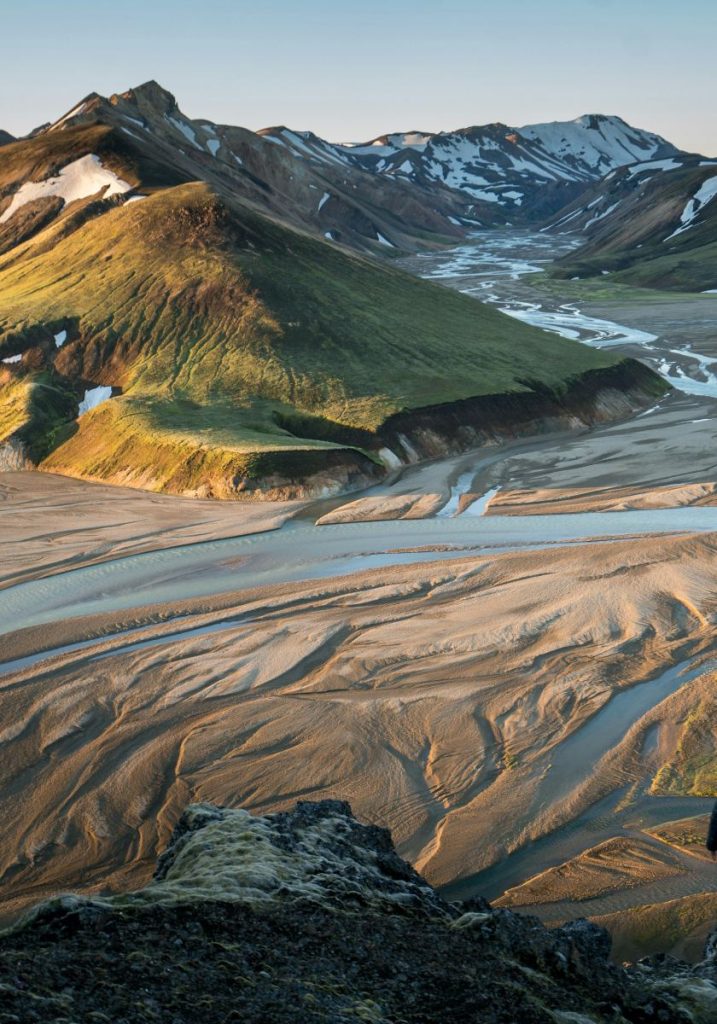 Braided river, Landmannalaugar · Joshua Sortino