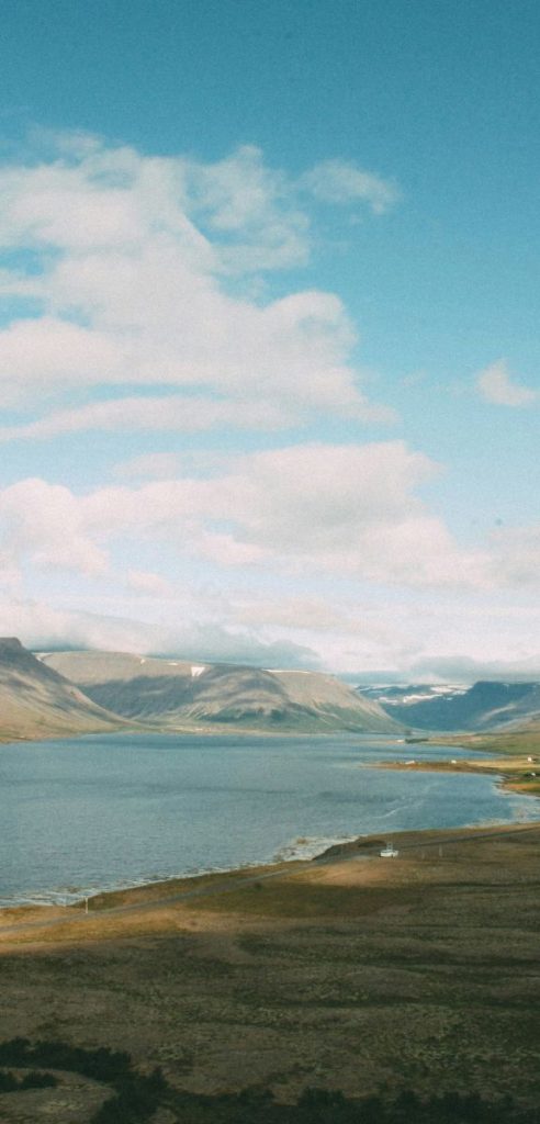 Above a fjord, Westfjords · Dorien Monnens